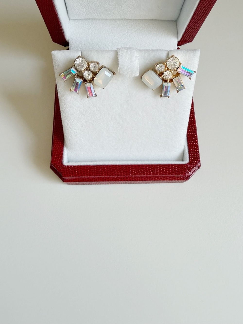 Vintage Crystal JCrew Stud Earrings